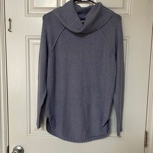Pink Republic S Women's Cowl Neck Sweater - Lavender